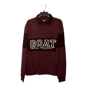 Men Eighty Eight Purple/Black Pull Over Goat Los Angeles  Shirt Sz S